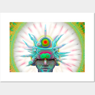 Dosed in the Machine (7) - Trippy Psychedelic Art Posters and Art